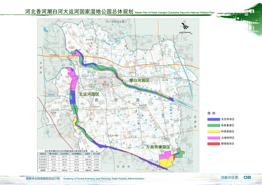 河北香河潮白河大運河國家濕地公園