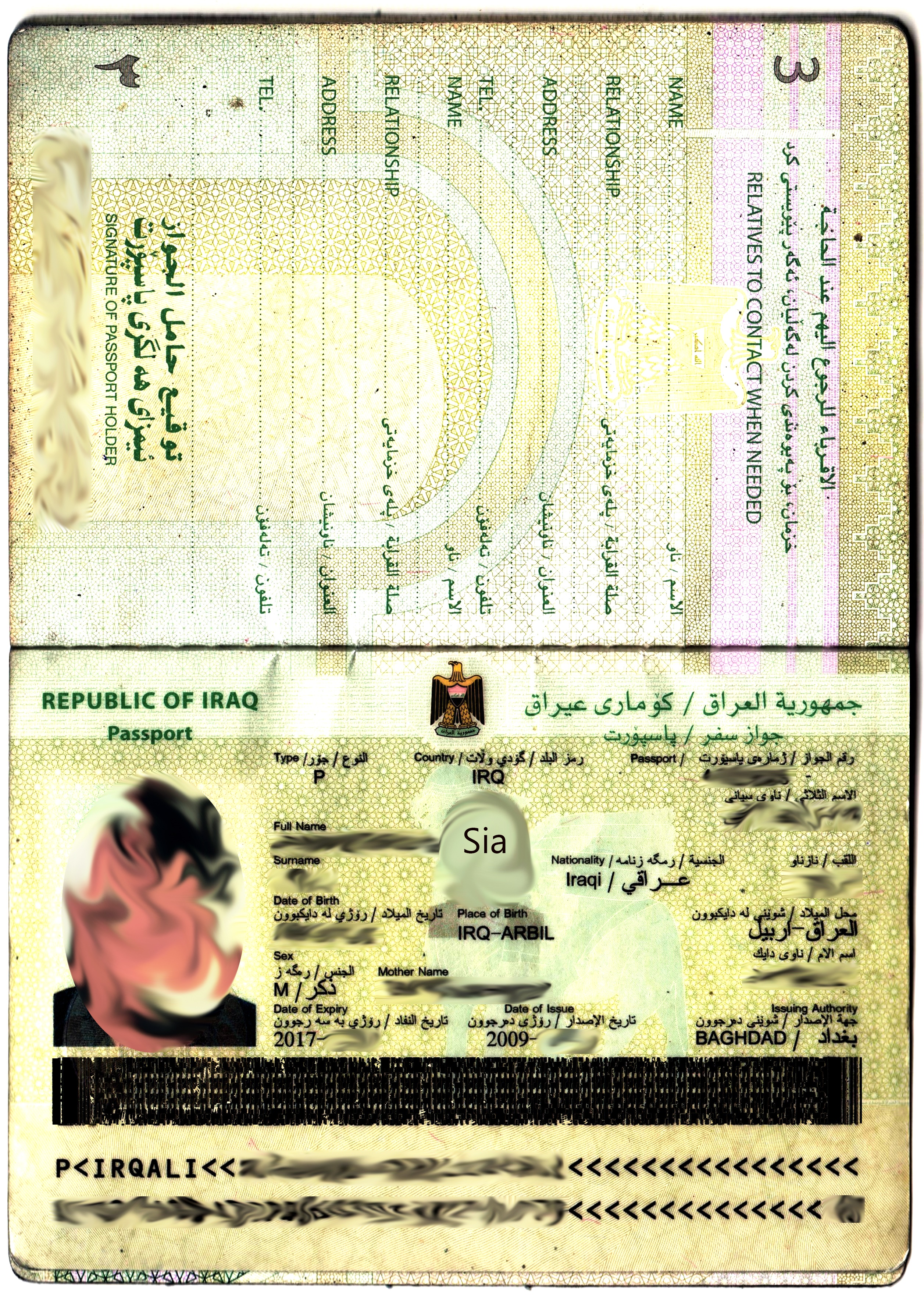 伊拉克護照護照類型,伊拉克護照免簽證國家/地區,_中文百科全書