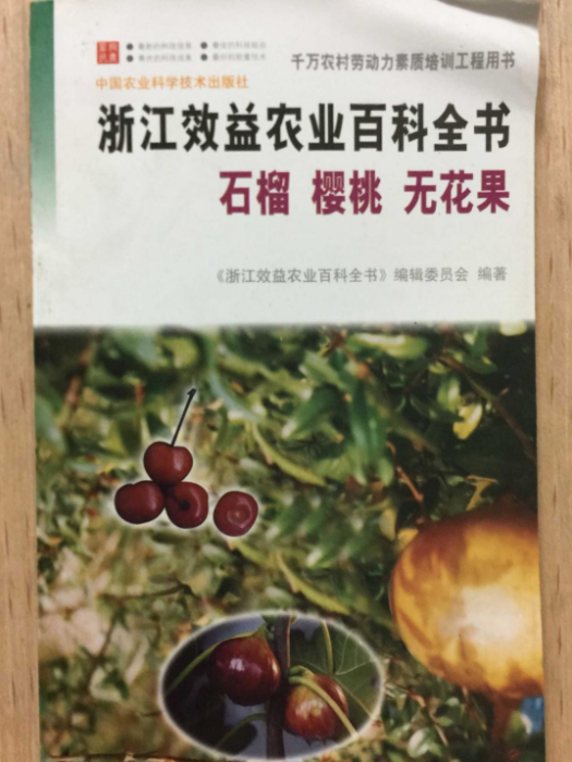 浙江效益農業百科全書-石榴櫻桃無花果