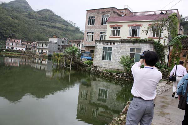 同利村村頭一角