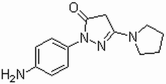 1-（4-氨基苯基）-3-（1-吡咯烷基）-5-吡唑酮