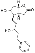 (+)-(3AR,4R,5R,6AS)-六氫-5-羥基-4-[(1E,3R)-3-羥基-5-苯基-1-戊烯基]-2H-環戊並[B]呋喃-2-酮