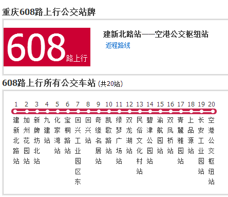 重慶公交608路