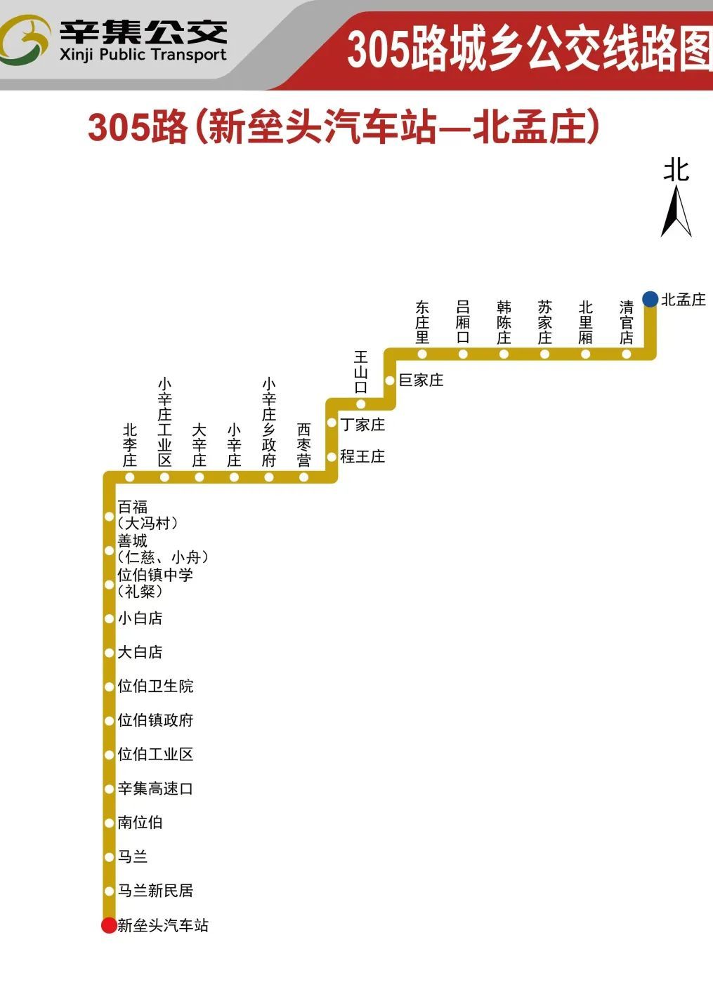 辛集公交305路