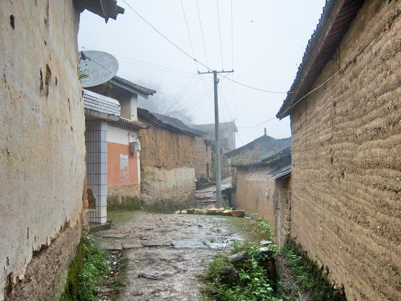 茶花自然村的進村路情況