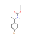 [(1R)-1-（4-溴苯基）乙基]氨基甲酸叔丁酯