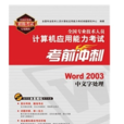 全國專業技術人員計算機套用能力考試考前衝刺：Word 2003中文字處理(計算機套用能力考試考前衝刺——Word2003中文字處理)