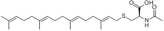 N-乙醯基-S-香葉基香葉基-L-半胱氨酸