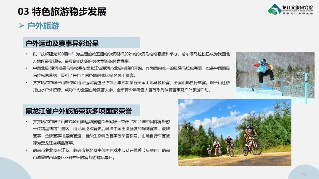 2021年度黑龍江省旅遊產業發展報告