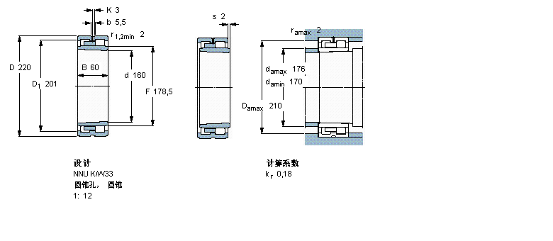 SKF NNU4932BK/SPW33軸承