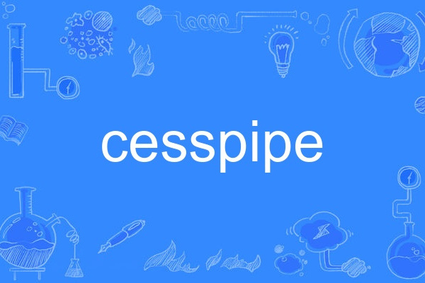 cesspipe