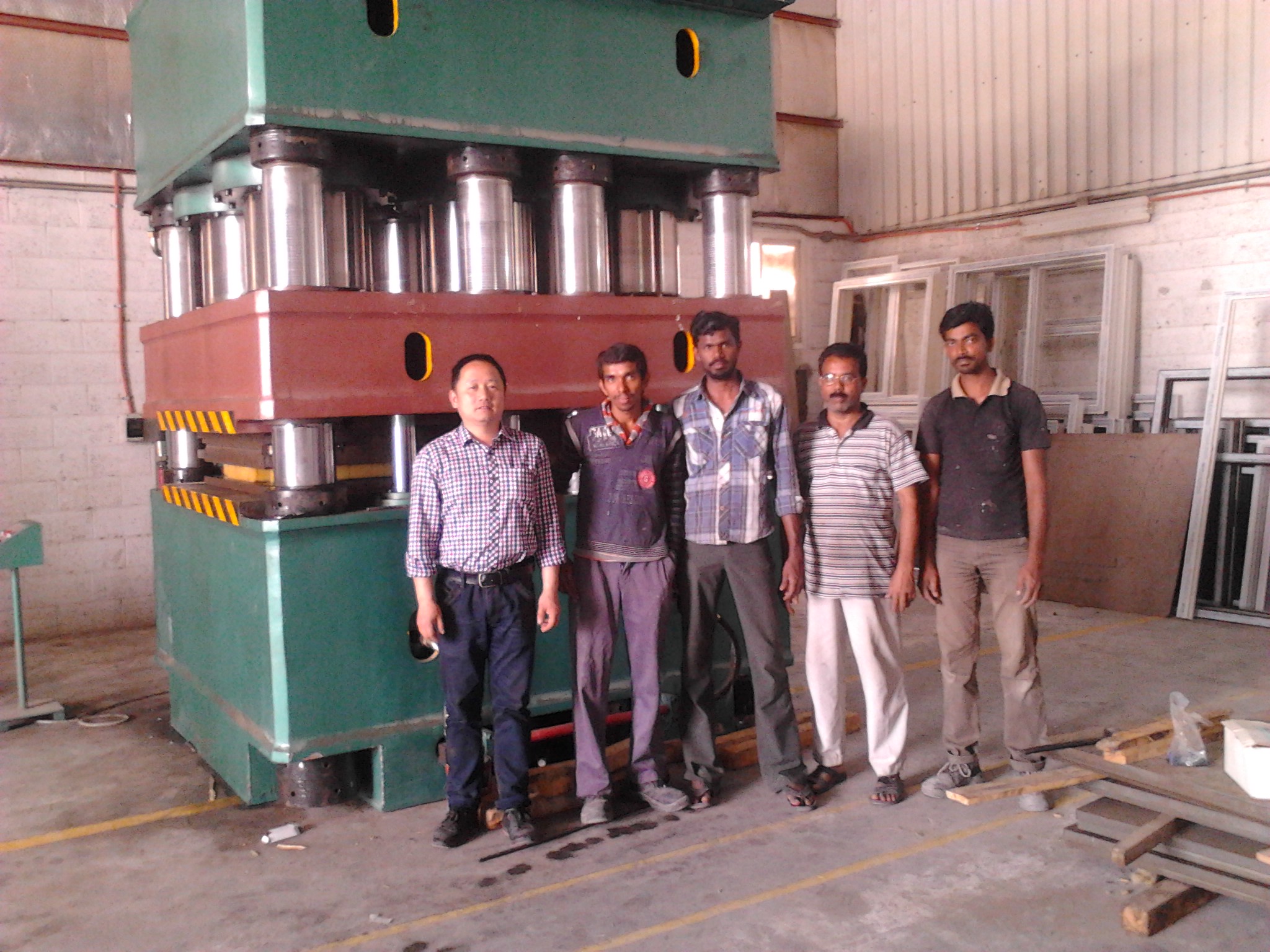 their factory and our product installed