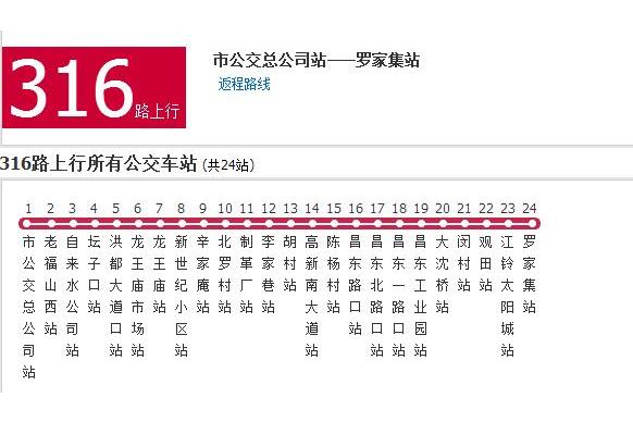 南昌公交316路