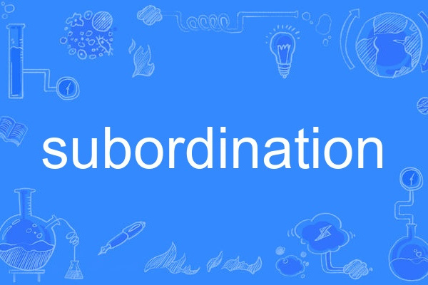 subordination