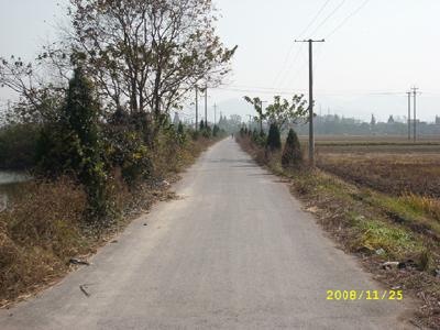 安吉縣梅溪鎮華光村鄉村道路