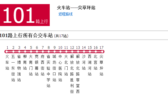 太原公交101路