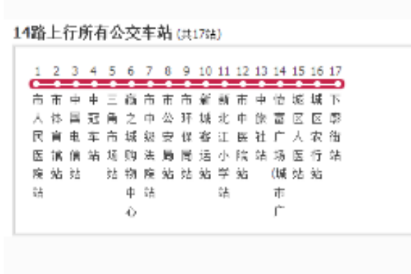 清遠公交14路