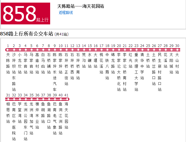 重慶公交858路