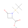 (4S)-N-（叔丁基二甲基矽）氮雜環丁烷-2-酮-4-羧酸