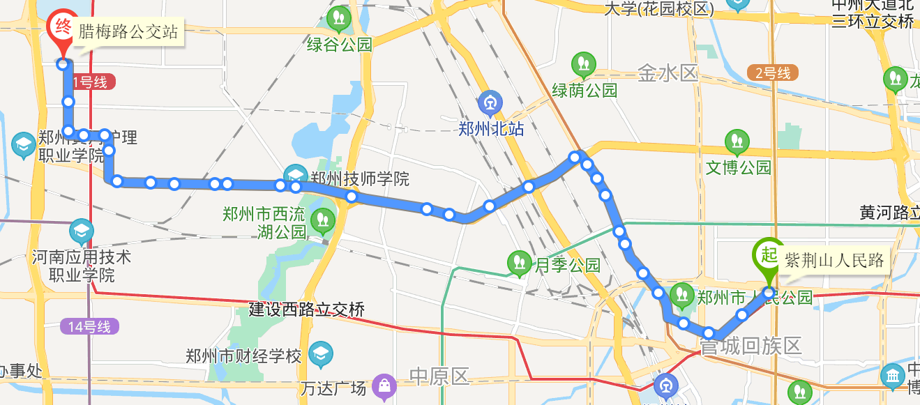 鄭州公交100路