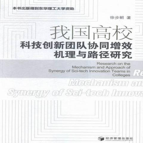 我國高校科技創新團隊協同增效機理與路徑研究