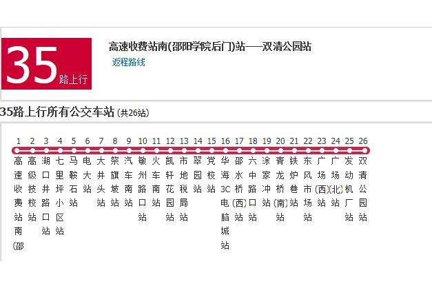 邵陽公交35路