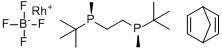 (S,S)-1,2-雙[（叔丁基）甲基膦]乙烷[Η-（2,5-二環庚二烯）]合四氟硼酸銠(I)