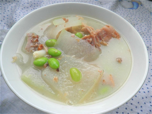 毛豆冬瓜排骨湯