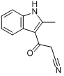 3-（2-甲基-1H-吲哚-3-基）-3-氧代丙腈