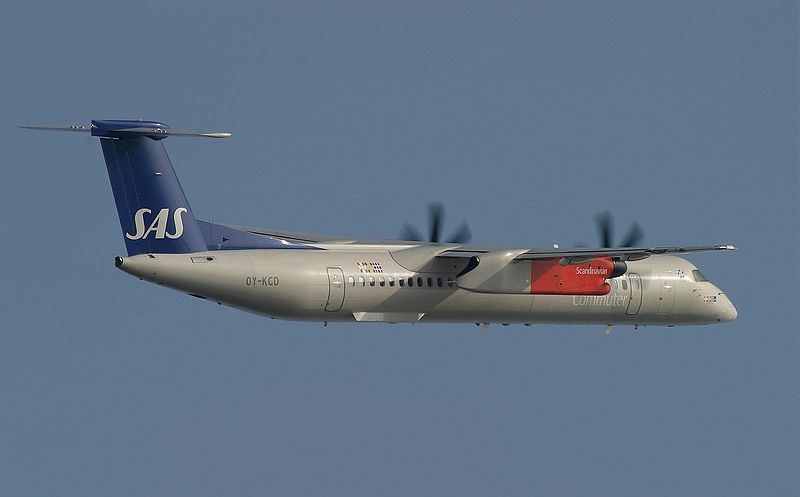 北歐航空的的Q400