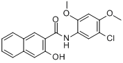 N-（5-氯-2,4-二甲氧基苯基）-3-羥基-2-萘甲醯胺