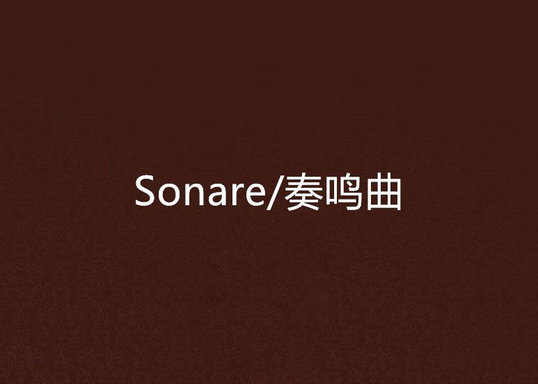 Sonare/奏鳴曲