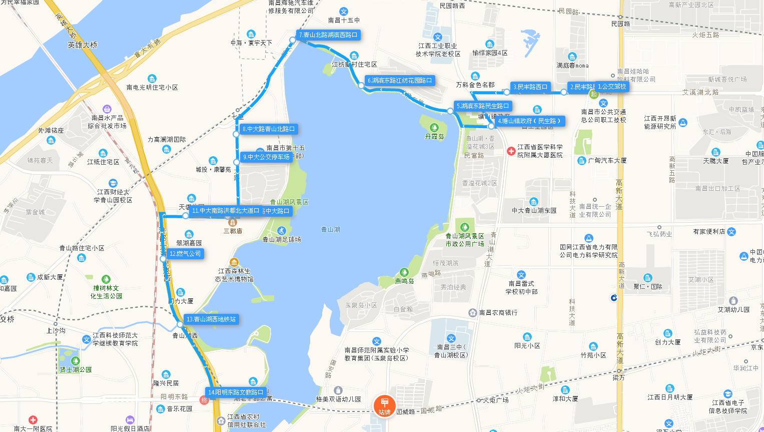 南昌公交889路