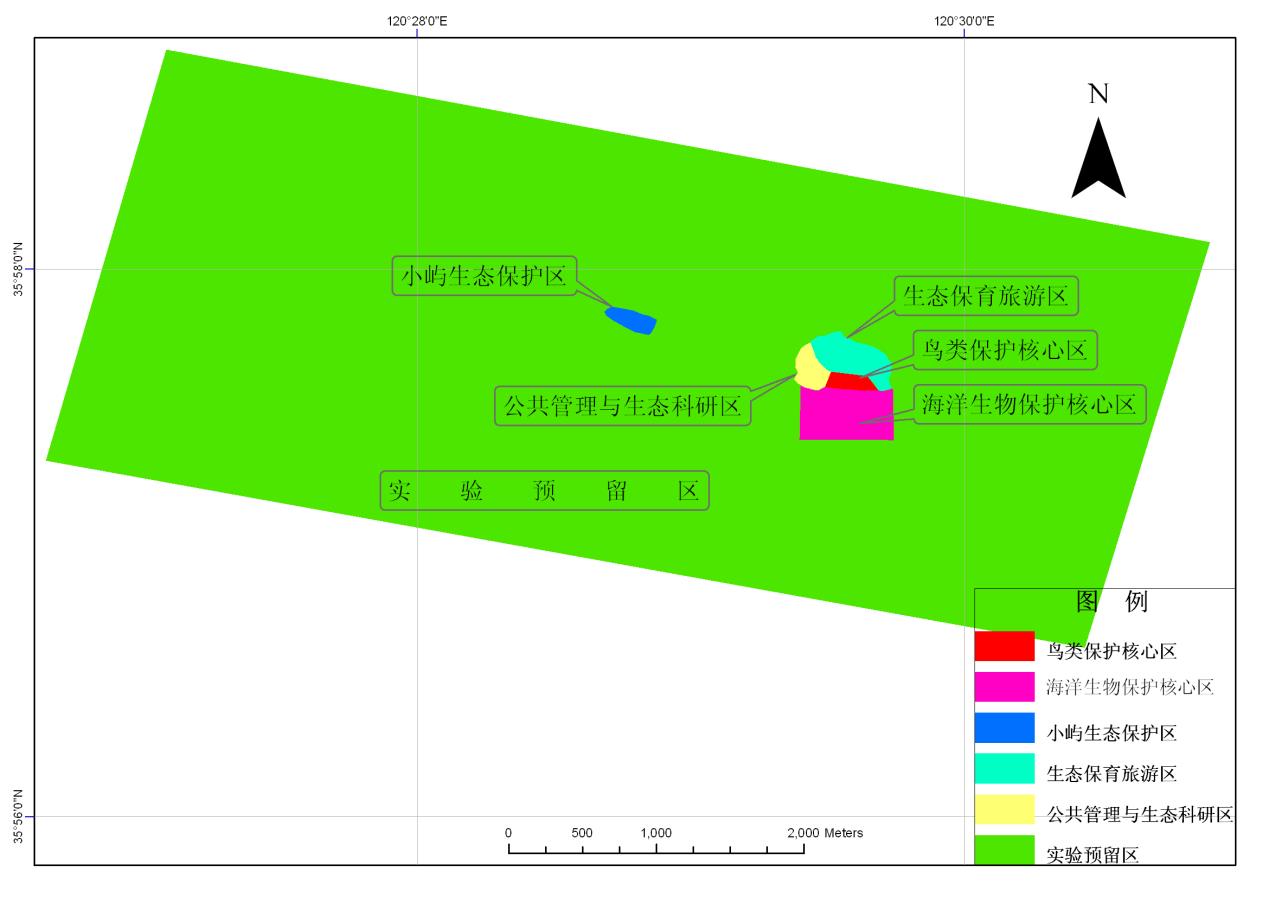 自然保護區生態旅遊規劃分區圖