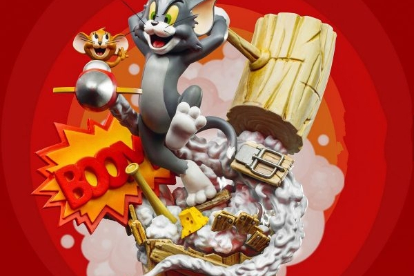 IRON STUDIOS TOM AND JERRY 貓和老鼠湯姆和傑瑞雕像