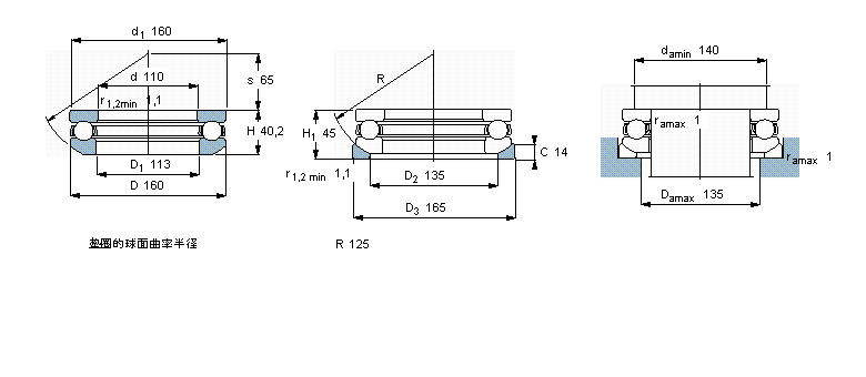 SKF 53222軸承