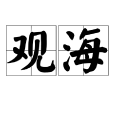 觀海(詞語)