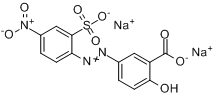 2-羥基-5-[（4-硝基-2-磺基苯基）偶氮]苯甲酸二鈉鹽