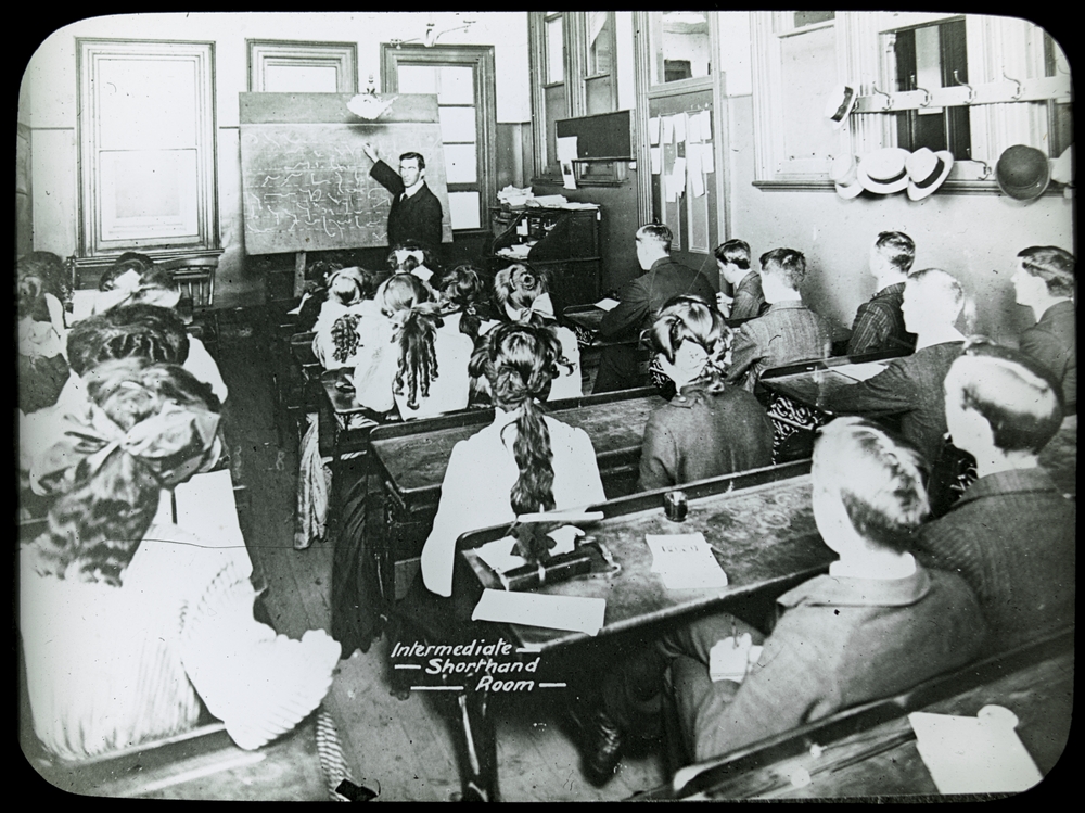 1910 Stotts College Classroom