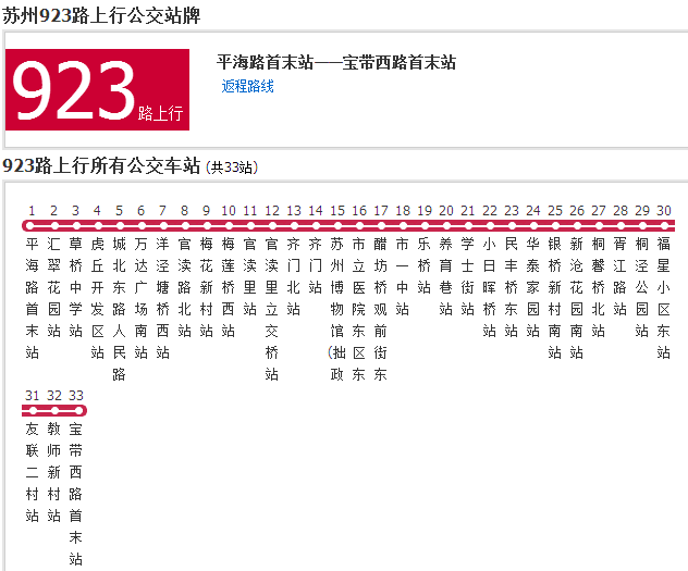 蘇州公交923路