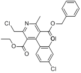 2-氯甲基-4-（2,4-二氯苯基）-6-甲基吡啶-3,5-二羧酸5-苄基3-乙基酯