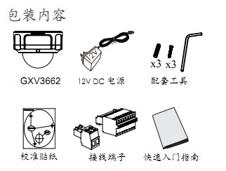 gxv3662包裝內容