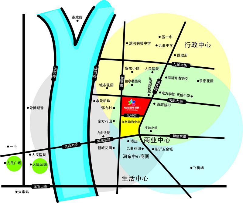 怡海國際新城 交通圖