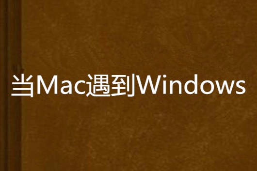 當Mac遇到Windows