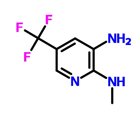 5-三氟甲基-3-氨基-2-甲氨基吡啶