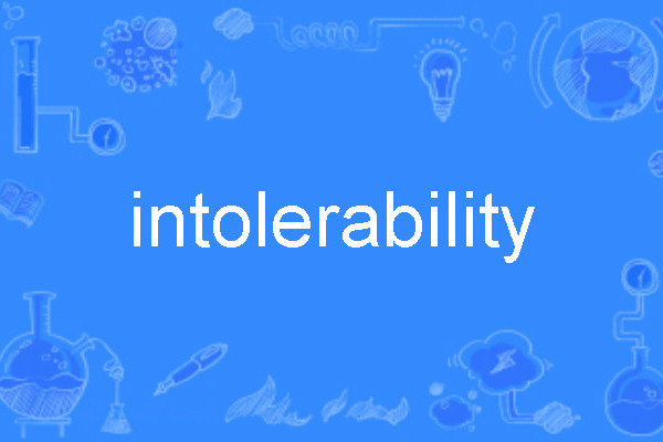 intolerability