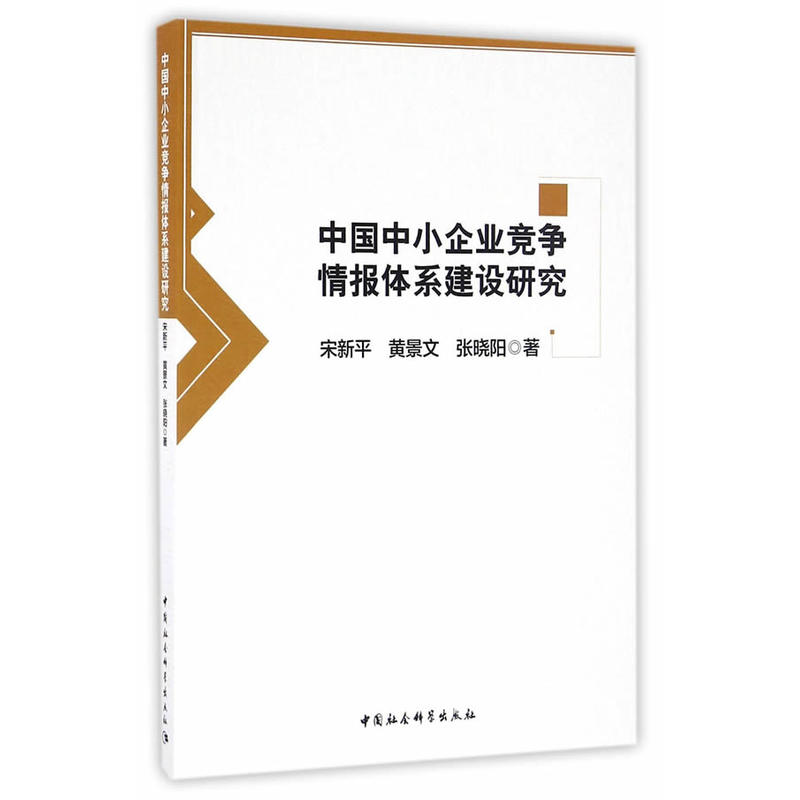 中國中小企業競爭情報體系建設研究