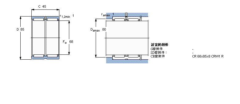 SKF RNA6912軸承