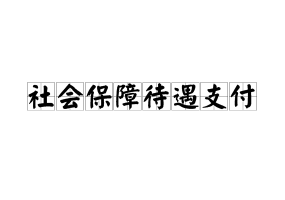 社會保障待遇支付