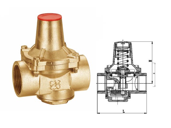 水減壓閥原理示意圖